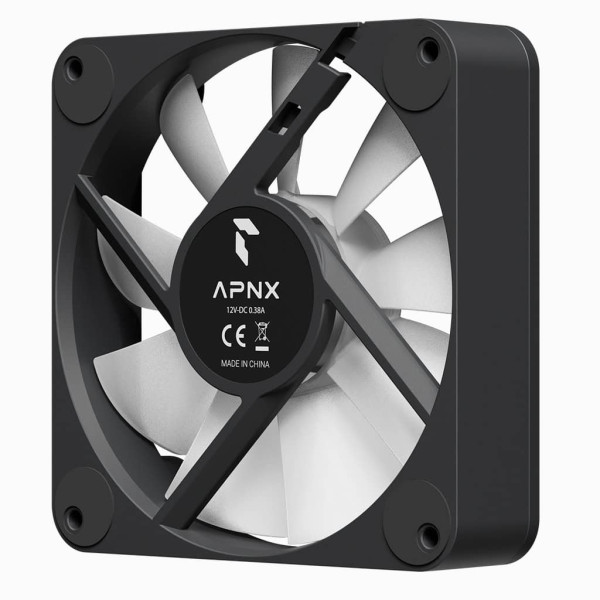 APNX FP1-R Performance Reverse Flow ARGB 120mm PWM Fan (Black) Refroidissement APNX, Ultra Pc Gamer Maroc