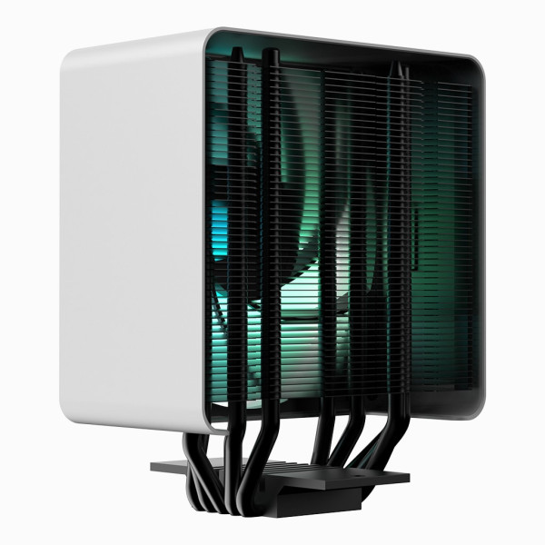 APNX AP1-V High Performance 5 Pipe CPU Air Cooler (White) Refroidissement APNX, Ultra Pc Gamer Maroc