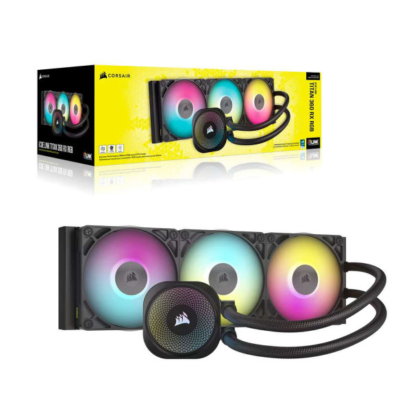 Corsair Titan 360 RX RGB (Noir) Refroidissement Corsair, Ultra Pc Gamer Maroc