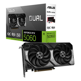 ASUS Dual GeForce RTX 5060 OC Edition 8GB Cartes graphiques ASUS, Ultra Pc Gamer Maroc