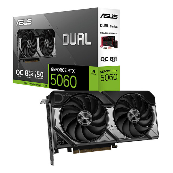 ASUS Dual GeForce RTX 5060 OC Edition 8GB Cartes graphiques ASUS, Ultra Pc Gamer Maroc