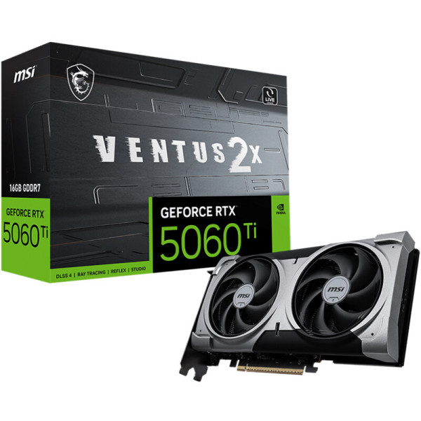 MSI GeForce RTX 5060 Ti 16Go GDDR7 VENTUS 2X PLUS NVIDIA MSI, Ultra Pc Gamer Maroc