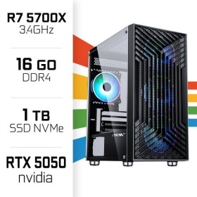 PC Gamer UltraPC Ryzen 7 5700X/1TB SSD/16GB/RTX5050 8GB PC Gamer Avancé UltraPC, Ultra Pc Gamer Maroc