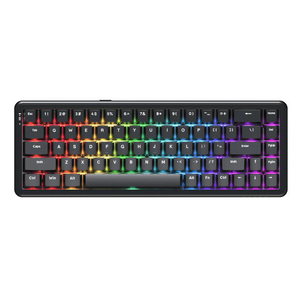 ajazz ak680 max wireless black 8+1k Claviers Ajazz, Ultra Pc Gamer Maroc