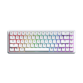 ajazz ak680 max wireless white 8+1k Claviers Ajazz, Ultra Pc Gamer Maroc