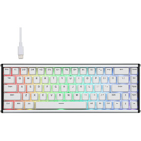 ajazz alux68 plus white (Magnetic Switch) Claviers Ajazz, Ultra Pc Gamer Maroc