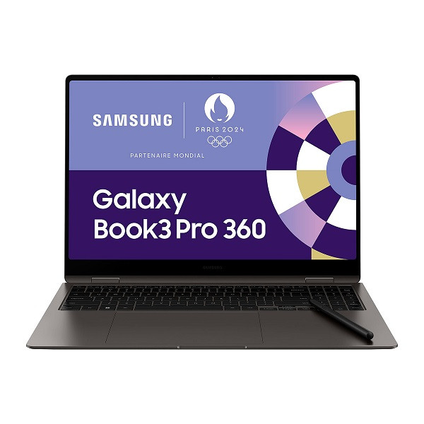 Samsung Galaxy Book3 Pro 360 Intel Core i7-1360P/16 Go/512 GB/Intel Iris Xe Graphics 16" (NP960QFG-KA2FR) (Sans emballage) PC...