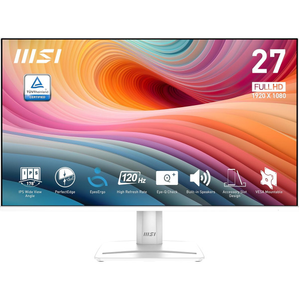 MSI PRO MP275W E2 27" 120Hz Moniteurs MSI, Ultra Pc Gamer Maroc