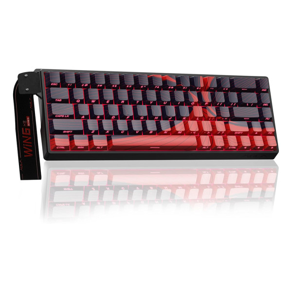 AULA WIN68 HE MAX Black&Red (Magnetic Switch) Claviers AULA, Ultra Pc Gamer Maroc