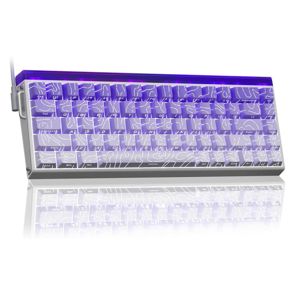 AULA Hero 68 HE Gradient Purple (Dragon King Magnetic Switch) Claviers AULA, Ultra Pc Gamer Maroc
