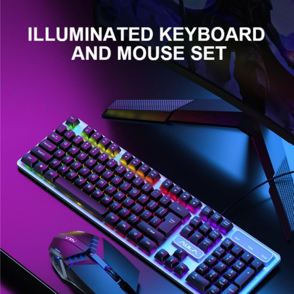 AULA F3061 Combo 2in1 Périphériques AULA, Ultra Pc Gamer Maroc