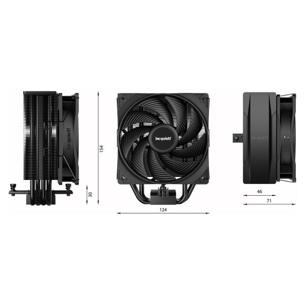 be quiet! Pure Rock 3 Black Refroidissement be quiet!, Ultra Pc Gamer Maroc