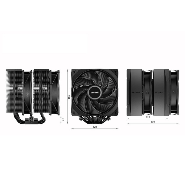 be quiet! Pure Rock Pro 3 Black Ventirads processeur be quiet!, Ultra Pc Gamer Maroc