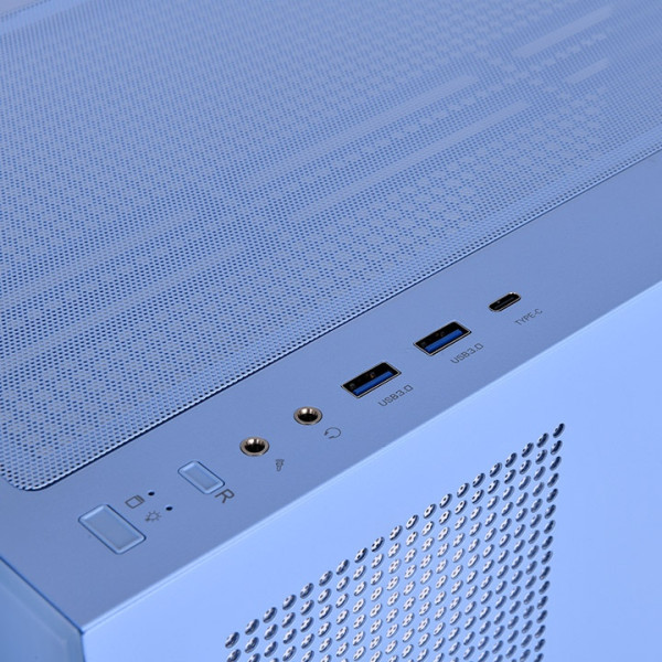 Thermaltake View 270 Plus TG ARGB Hydrangea Blue Boitiers PC Thermaltake, Ultra Pc Gamer Maroc