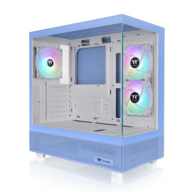 Thermaltake View 270 Plus TG ARGB Hydrangea Blue Boitiers PC Thermaltake, Ultra Pc Gamer Maroc