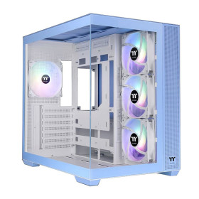Thermaltake View 380 TG ARGB Hydrangea Blue Boitiers PC Thermaltake, Ultra Pc Gamer Maroc