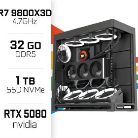 PC Gamer HAVN Ryzen 7 9800X3D/1TB SSD/32GB DDR5/RTX5080 16GB PC Gamer Avancé UltraPC, Ultra Pc Gamer Maroc