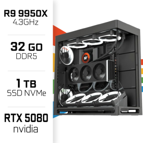 PC Gamer HAVN Ryzen 9 9950X/1TB SSD/32GB DDR5/RTX5080 16GB PC Gamer Avancé UltraPC, Ultra Pc Gamer Maroc