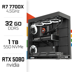 PC Gamer HAVN Ryzen 7 7700X/32GB DDR5/1TB SSD/RTX5080 PC Gamer Avancé UltraPC, Ultra Pc Gamer Maroc