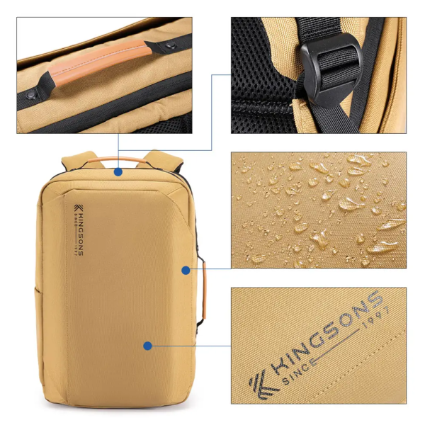 Kingsons K10143R (Khaki) Sac, sacoche, housse Kingsons, Ultra Pc Gamer Maroc