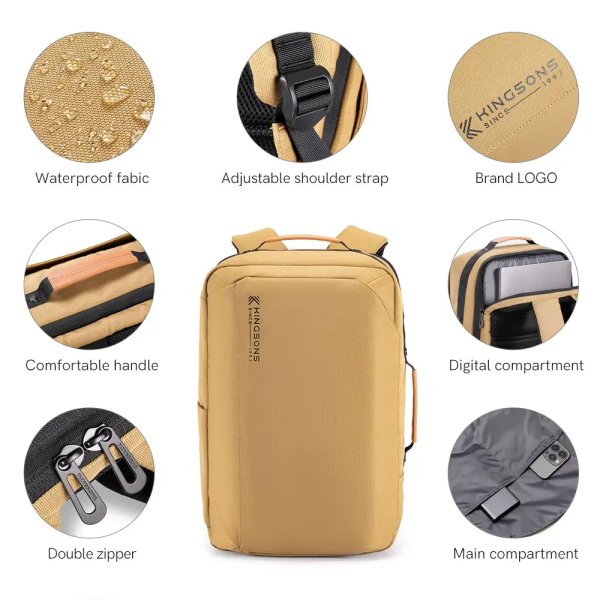Kingsons K10143R (Khaki) Sac, sacoche, housse Kingsons, Ultra Pc Gamer Maroc