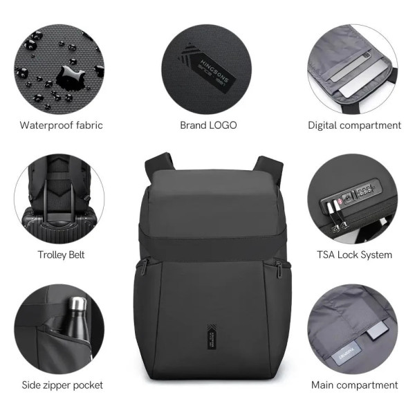 Kingsons K10287W (Dark Gray) Sac, sacoche, housse Kingsons, Ultra Pc Gamer Maroc