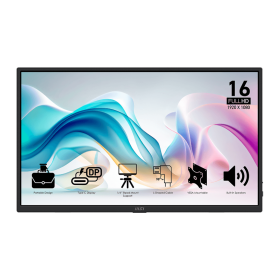 MSI PRO MP165 E6 15,6″ 60Hz 4ms IPS FHD Moniteurs MSI, Ultra Pc Gamer Maroc