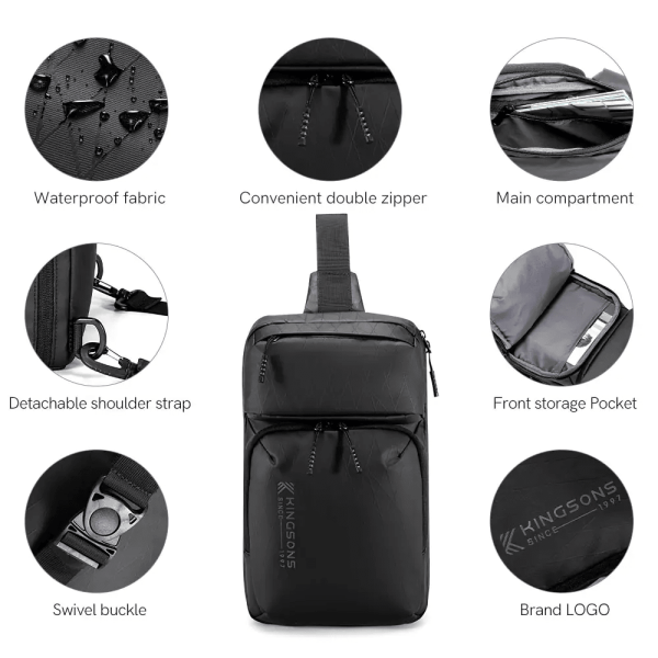 Kingsons K10223W (Black) Sac, sacoche, housse Kingsons, Ultra Pc Gamer Maroc