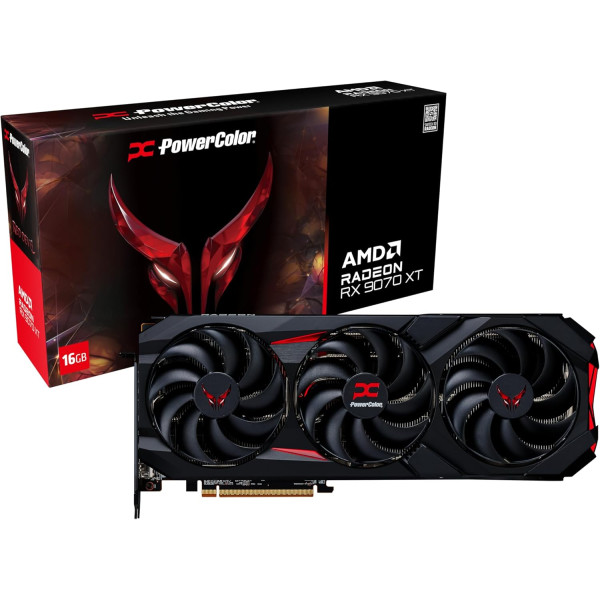 PowerColor Red Devil AMD Radeon RX 9070 XT 16Go GDDR6 SPECIAL EDITION (Sans emballage) AMD Powercolor, Ultra Pc Gamer Maroc