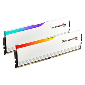 G.Skill Ripjaws M5 RGB Series White 32Go (2x 16Go) DDR5 6000 MHz CL30 Mémoire vive DDR5 G.Skill, Ultra Pc Gamer Maroc