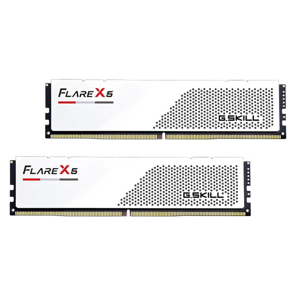 G.Skill Flare X5 Series 64Go (2x 32Go) DDR5 6000 MHz CL36 - White Mémoire vive DDR5 G.Skill, Ultra Pc Gamer Maroc