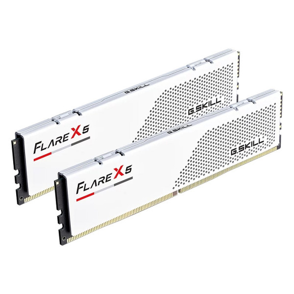 G.Skill Flare X5 Series 64Go (2x 32Go) DDR5 6000 MHz CL36 - White Mémoire vive DDR5 G.Skill, Ultra Pc Gamer Maroc