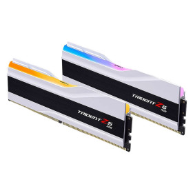 G.Skill Trident Z5 RGB Series 64Go (2 x 32Go) DDR5 6000 MHz CL30 - White Mémoire vive DDR5 G.Skill, Ultra Pc Gamer Maroc
