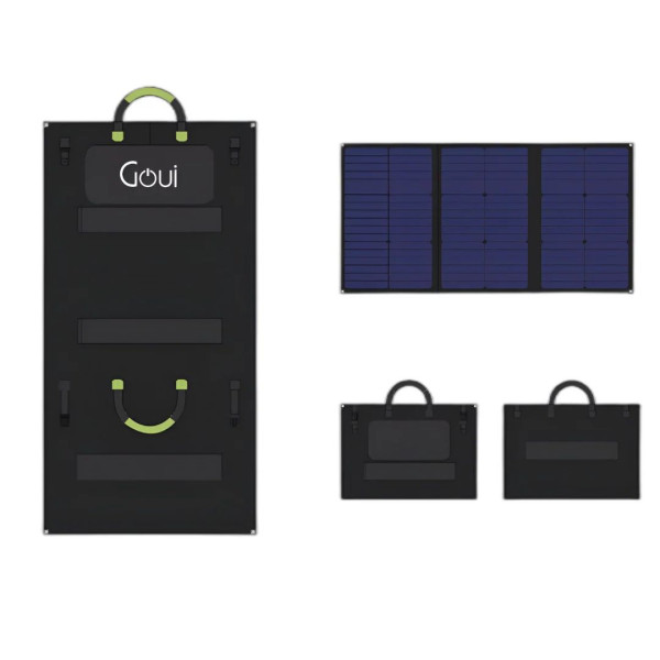 Goui Panneau Solaire Portable - 100W Power bank Goui, Ultra Pc Gamer Maroc