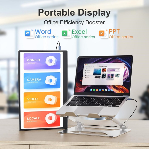 XTRMLAB F156P02 15.6" Portable Monitor Moniteurs portables XTRMLAB, Ultra Pc Gamer Maroc
