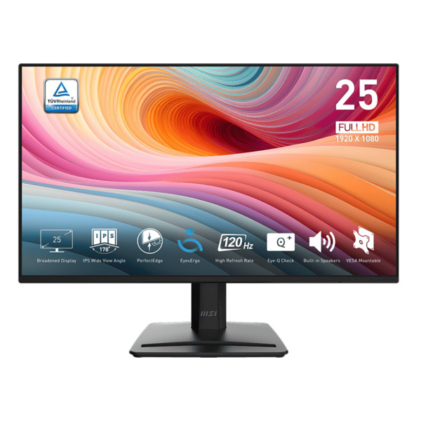 MSI PRO MP252 E2 24.5" IPS 120Hz Moniteurs MSI, Ultra Pc Gamer Maroc