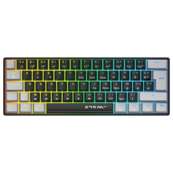 XTRMLAB Vortex Mini Black/Light Grey (Red Switch) Claviers XTRMLAB, Ultra Pc Gamer Maroc