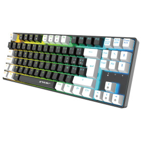 XTRMLAB Vortex TKL Black/White (Red Switch) Claviers XTRMLAB, Ultra Pc Gamer Maroc