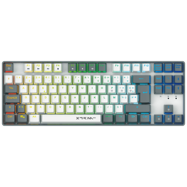 XTRMLAB Vortex TKL White/Dark Grey (Red Switch) Claviers XTRMLAB, Ultra Pc Gamer Maroc