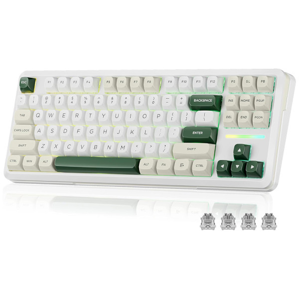Redragon K734 Wildslash Wireless Mechanical Keyboard (GlowArc) Claviers Redragon, Ultra Pc Gamer Maroc