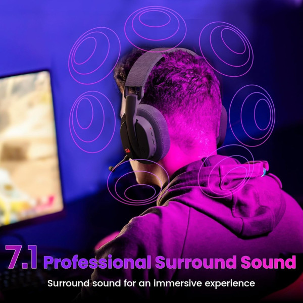 Redragon LUCE H888 Wireless Gaming Headset Casques Redragon, Ultra Pc Gamer Maroc