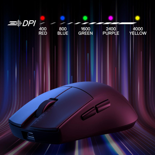 Redragon M916 LIT 1K Wireless Souris Redragon, Ultra Pc Gamer Maroc
