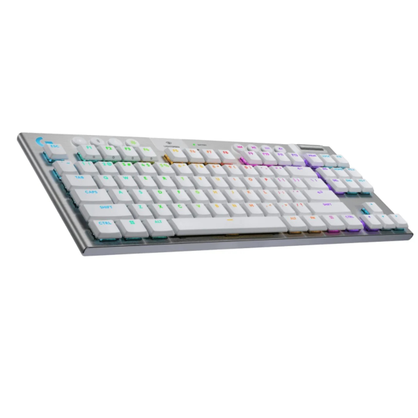 Logitech G G915X TKL Lightspeed White (Tactile Version - Qwerty) Claviers Logitech, Ultra Pc Gamer Maroc