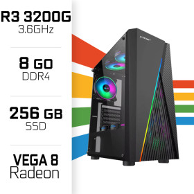 PC Gamer UltraPC Ryzen 3 3200G/256GB SSD/8GB/Radeon Vega8 PC Gamer Standard UltraPC, Ultra Pc Gamer Maroc