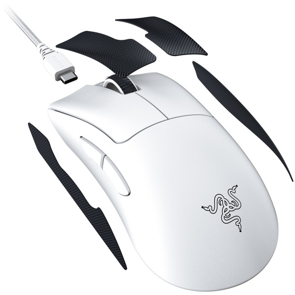 Razer Deathadder v3 Pro - White Edition Souris Razer, Ultra Pc Gamer Maroc