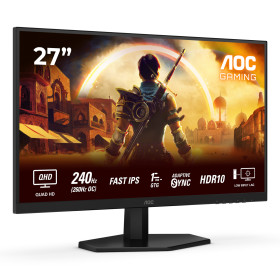 AOC Q27G42ZE 27" 260Hz 0.3ms Fast IPS 2K Moniteurs AOC, Ultra Pc Gamer Maroc