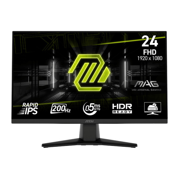 MSI MAG 242F 24" 200Hz 0.5ms Rapid IPS Moniteurs MSI, Ultra Pc Gamer Maroc