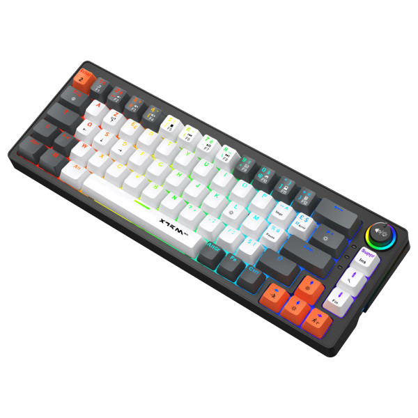 XTRMLAB Scope Black/White/Orange (Red Switch) Claviers XTRMLAB, Ultra Pc Gamer Maroc