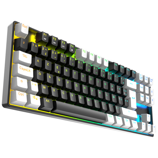 XTRMLAB Vortex TKL Black/White (Red Switch) Claviers XTRMLAB, Ultra Pc Gamer Maroc