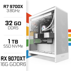 PC Gamer UltraPC Ryzen 7 9700X/32GB DDR5/1TB SSD/RX9070XT PC Gamer Avancé UltraPC, Ultra Pc Gamer Maroc